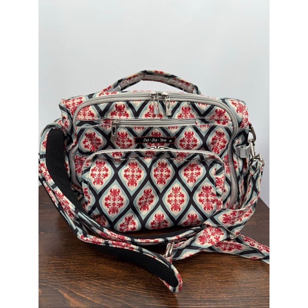 Ju Ju Be convertible baby bag backpack w/ change pad 10x14x7”